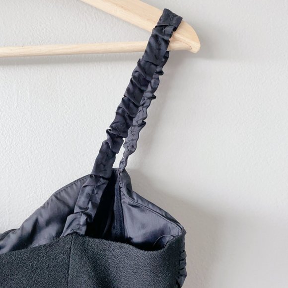 Moschino Cheap & Chic Midi length black dress 100% virgin wool women's s… - Picture 12 of 14